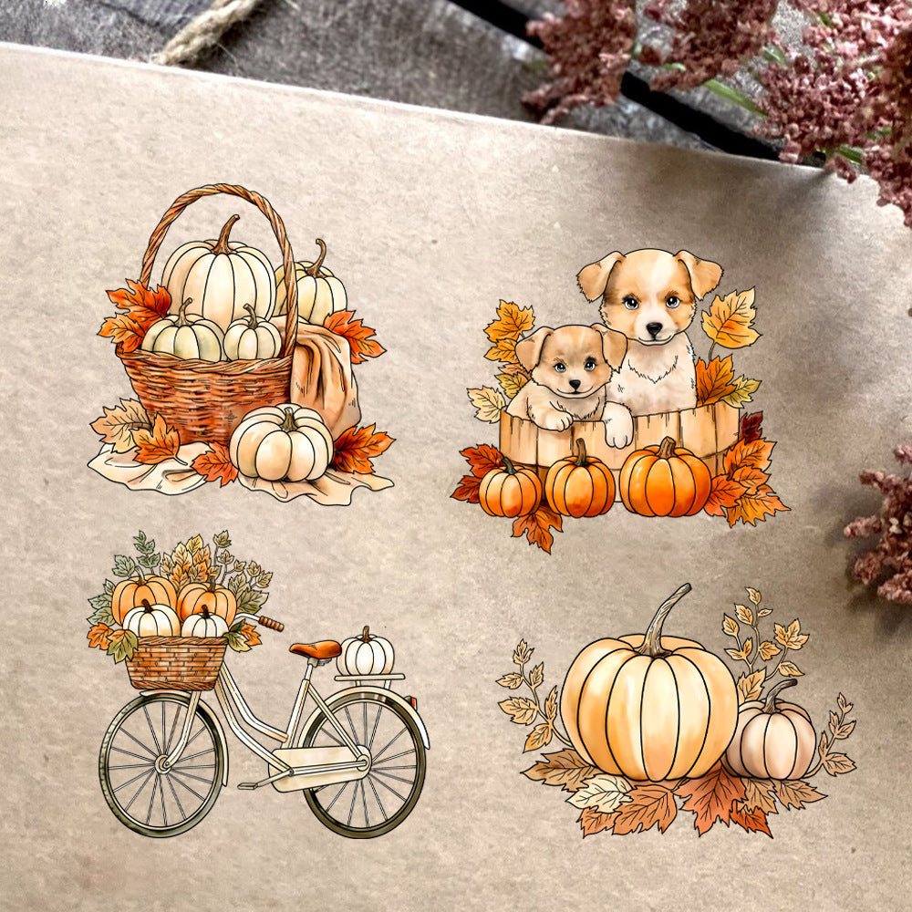 Fall Pumpkin Bike Dies & Stamps Set