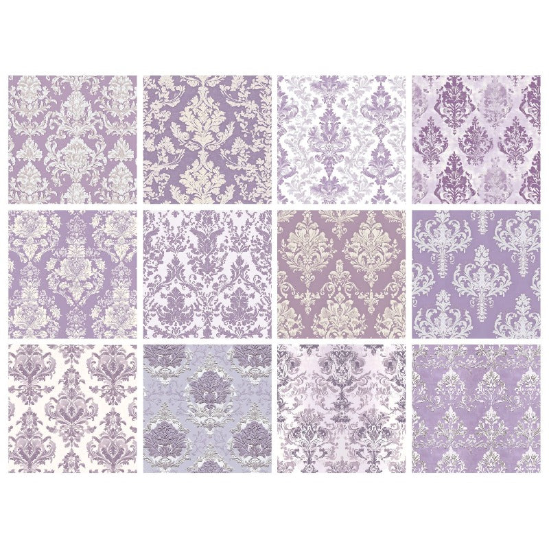 24PCS 6" Lilac Scrapbook Paper & Cardstock