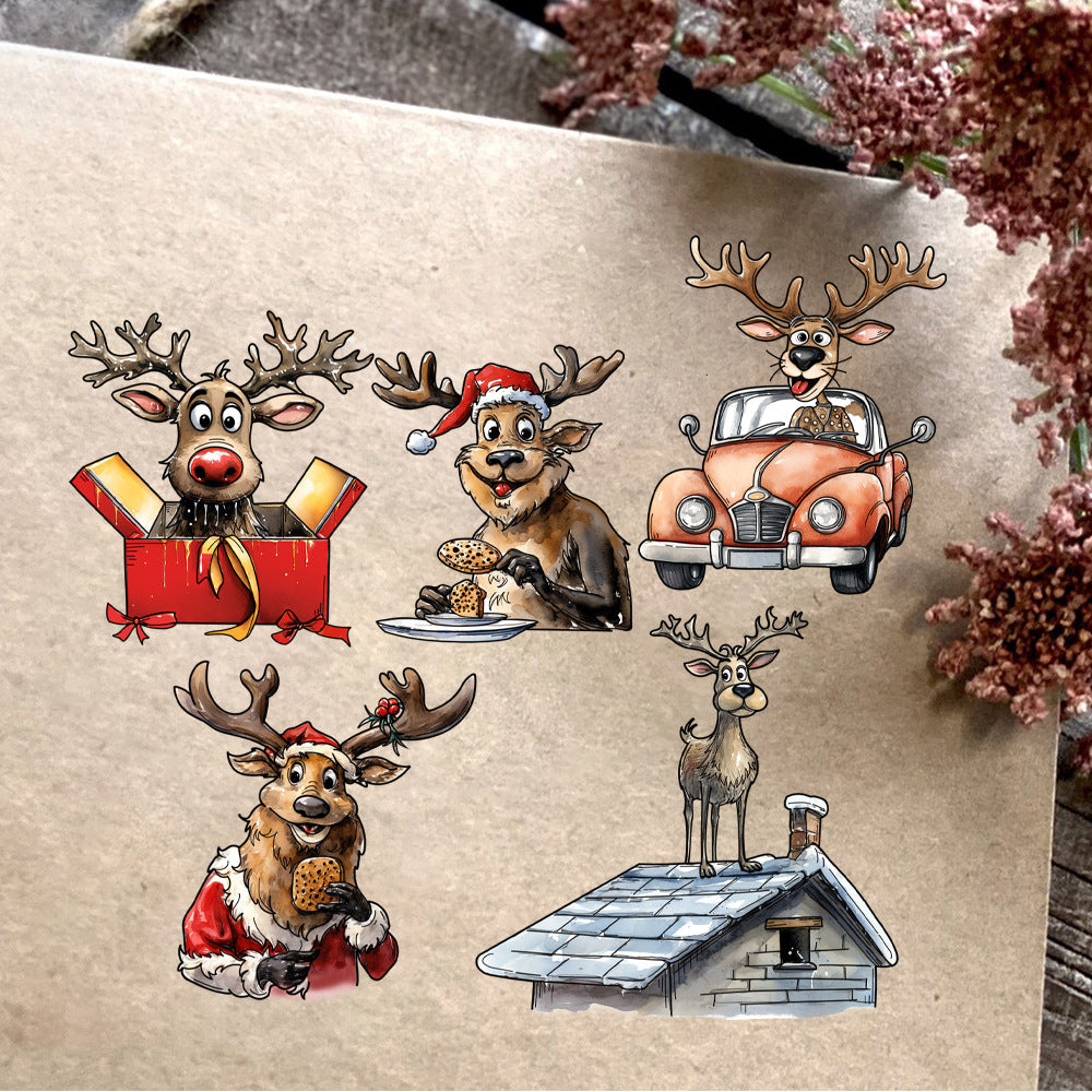 Christmas Deer Dies & Stamps Set