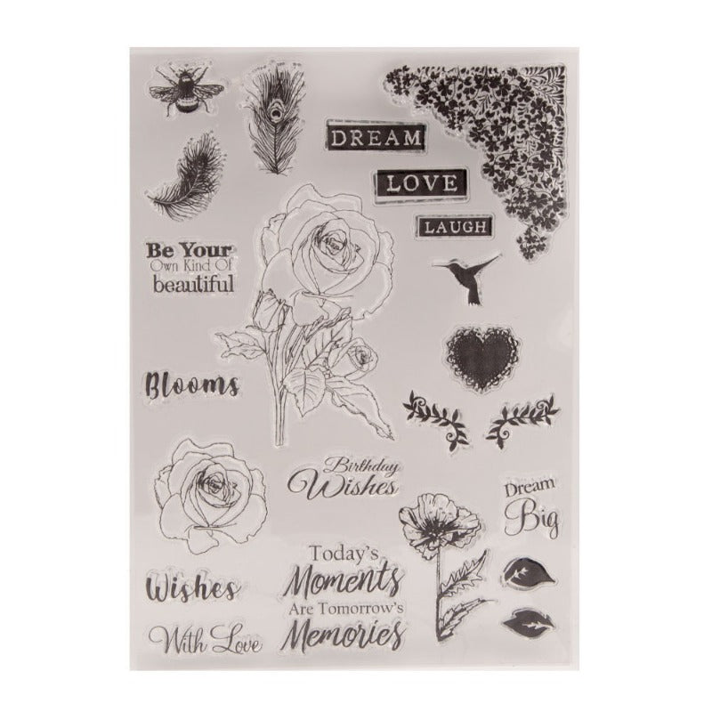 Flowers DIY Clear Stamps