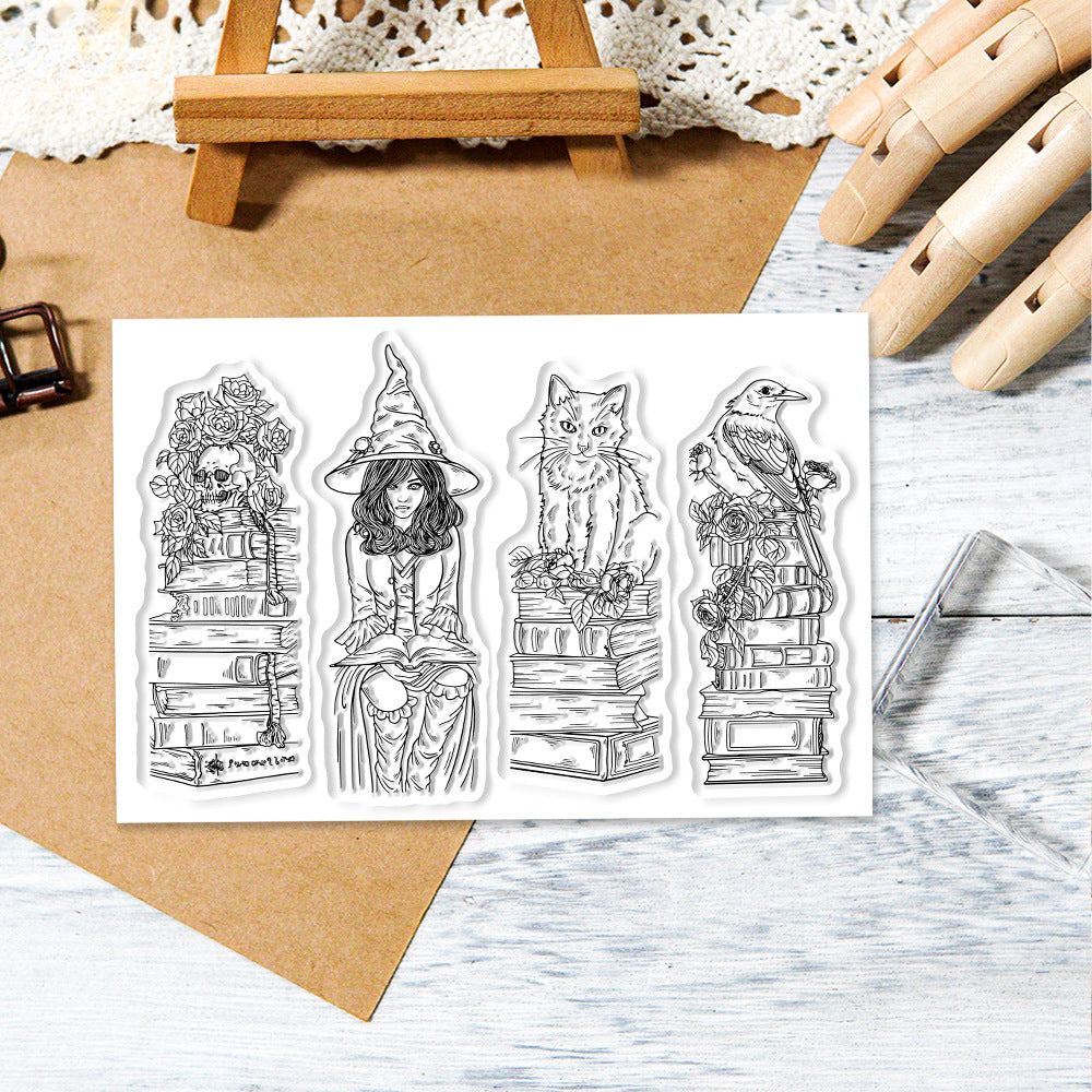 Halloween Elements Dies & Stamps Set
