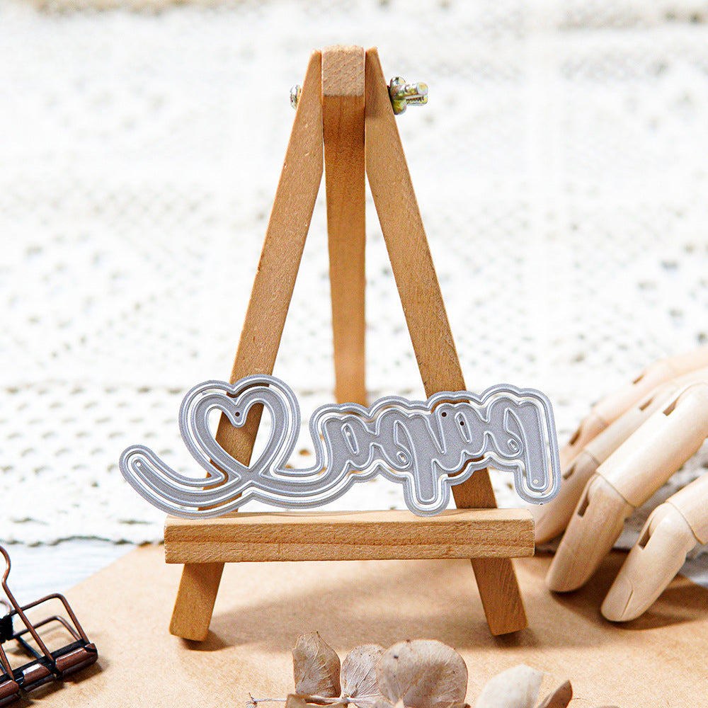 Papa Mama Letters Metal Cutting Dies