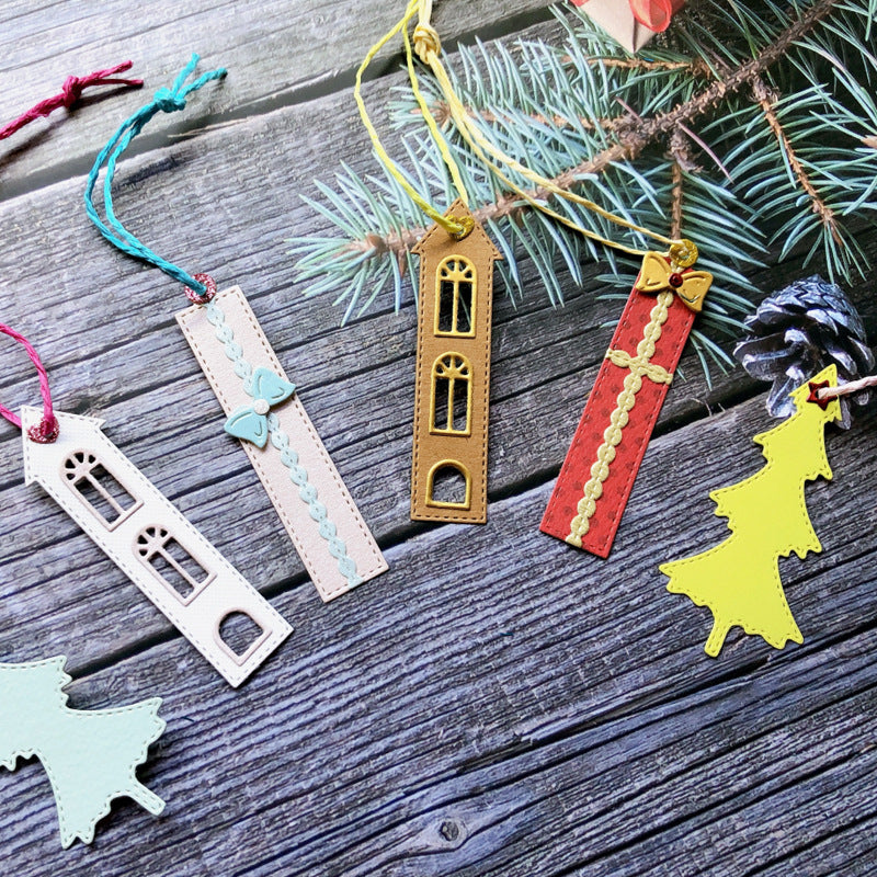 Christmas Bookmarks Metal Cutting Dies