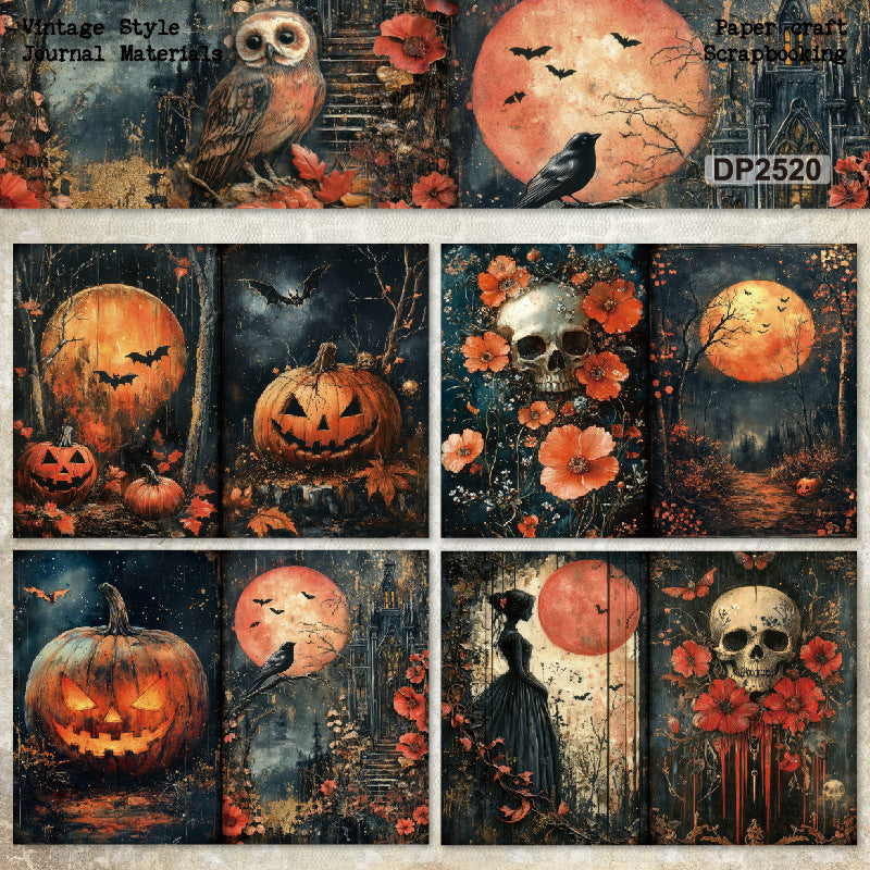 A5 Halloween Theme Journal Scrapbook Paper