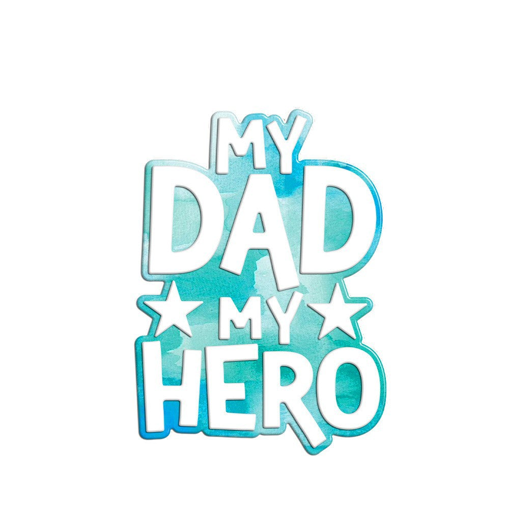 Father's Day Words Metal Cutting Dies