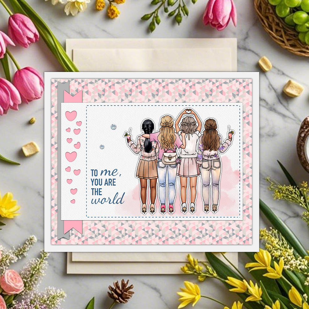 Great Girl Friendship Dies & Stamps Set