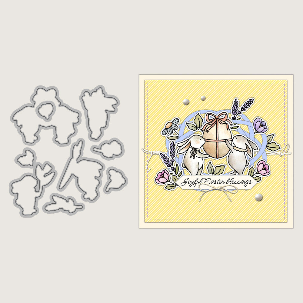 Easter Bunny Dies & Stamps Set