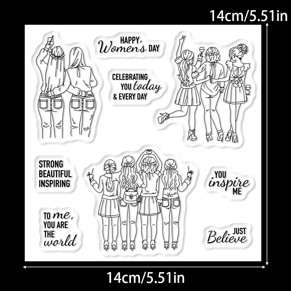 Great Girl Friendship Dies & Stamps Set