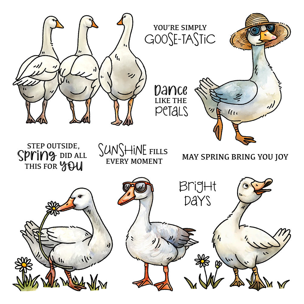 Personality Goose Dies & Stamps Set