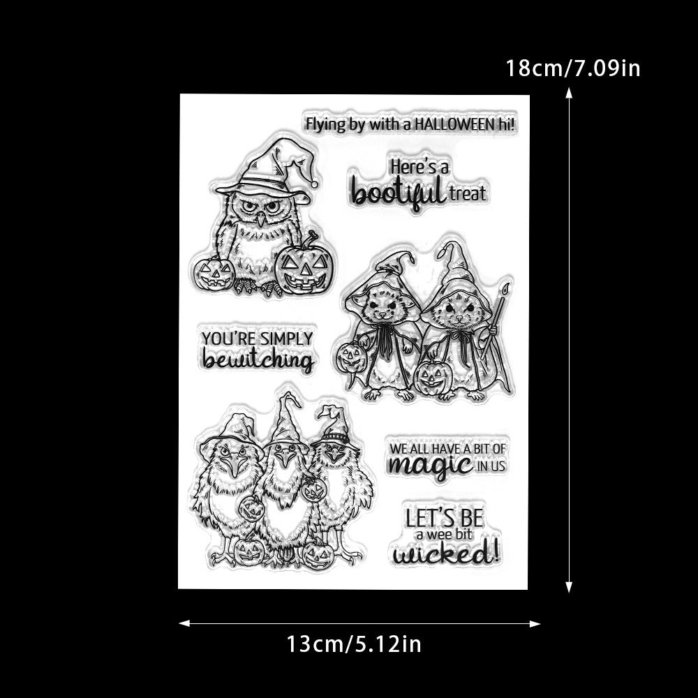 Halloween Bird and Mouse Dies & Stamps Set
