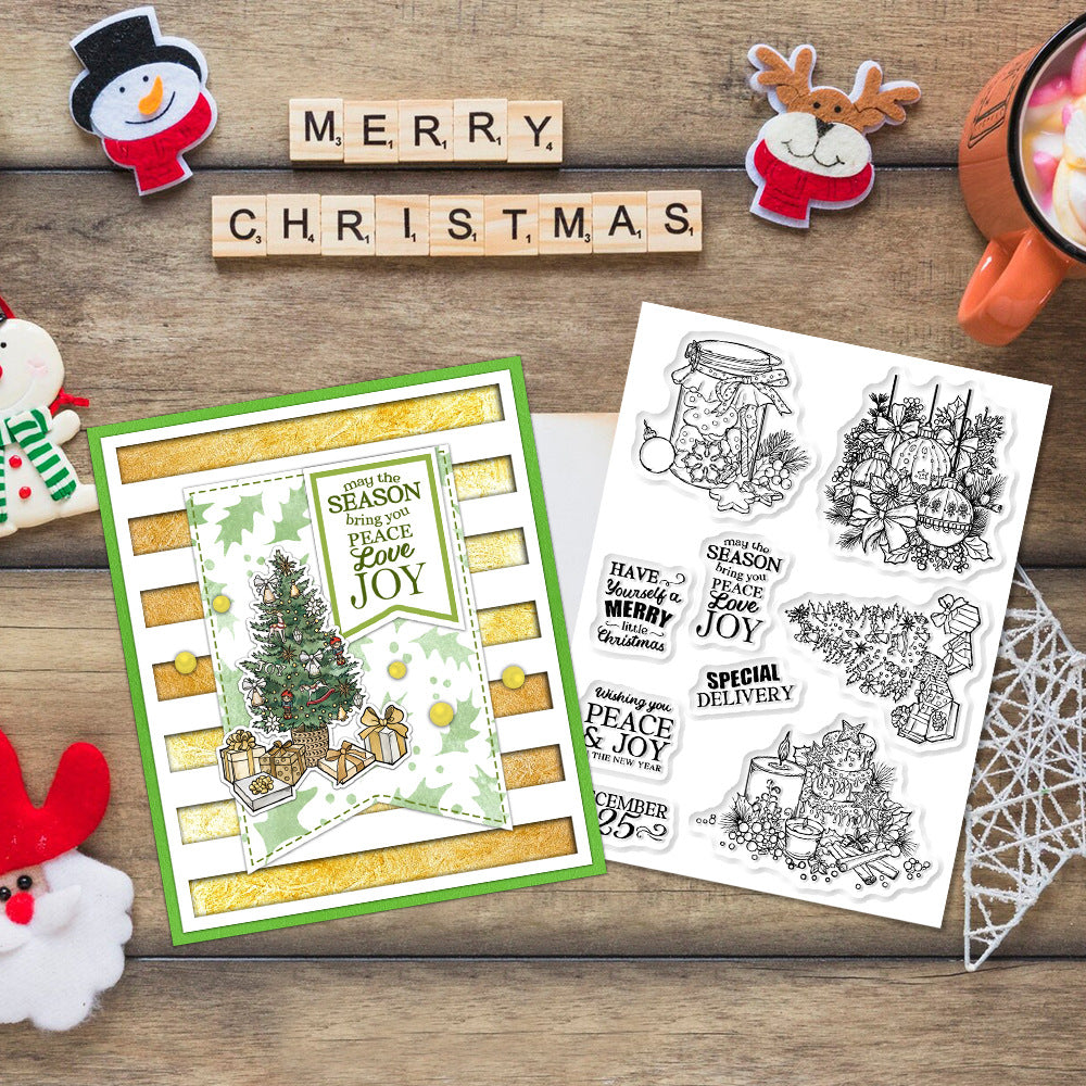 Christmas Theme Clear Stamps