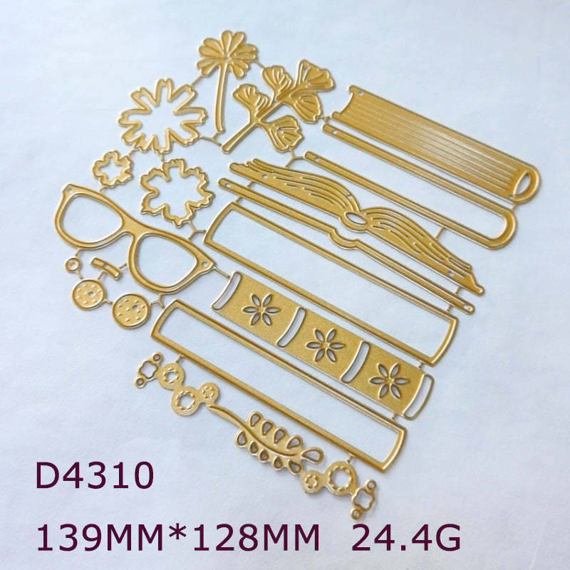Books and Flowers Metal Cutting Dies
