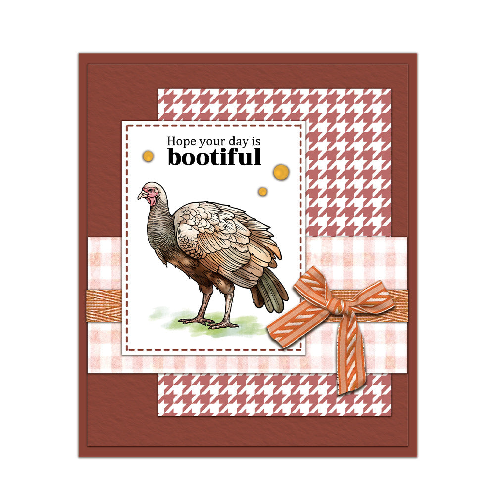 Thanksgiving Theme Dies & Stamps Set