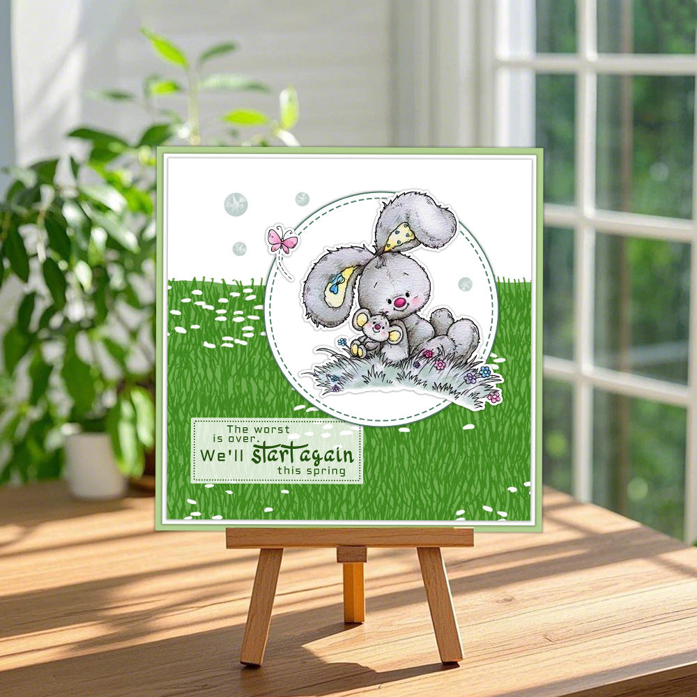 Spring Bunny Dies & Stamps Set