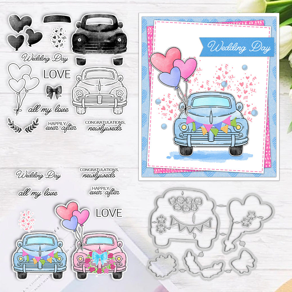 Valentine's Day Theme Dies & Stamps Set