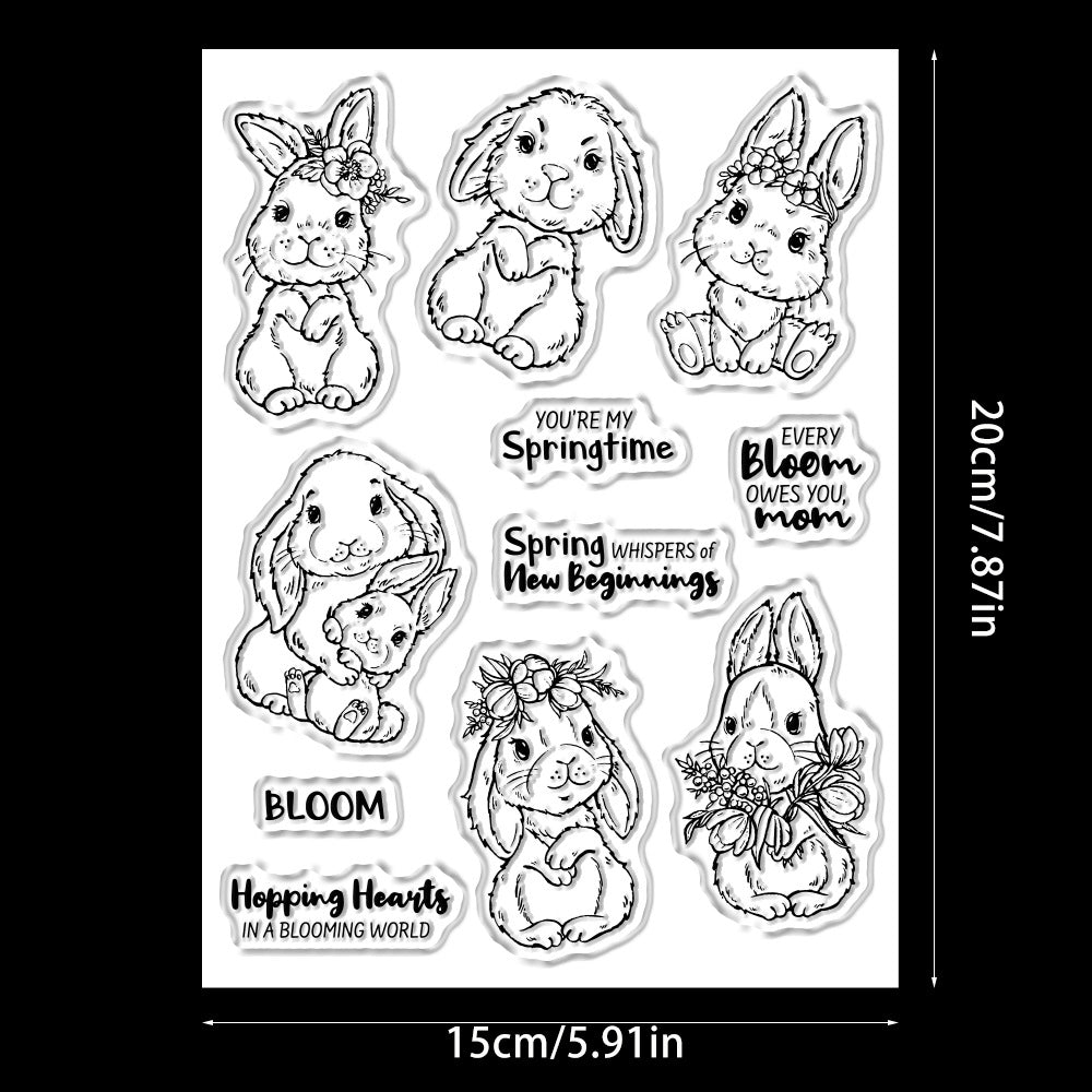 Easter Bunny Dies & Stamps Set
