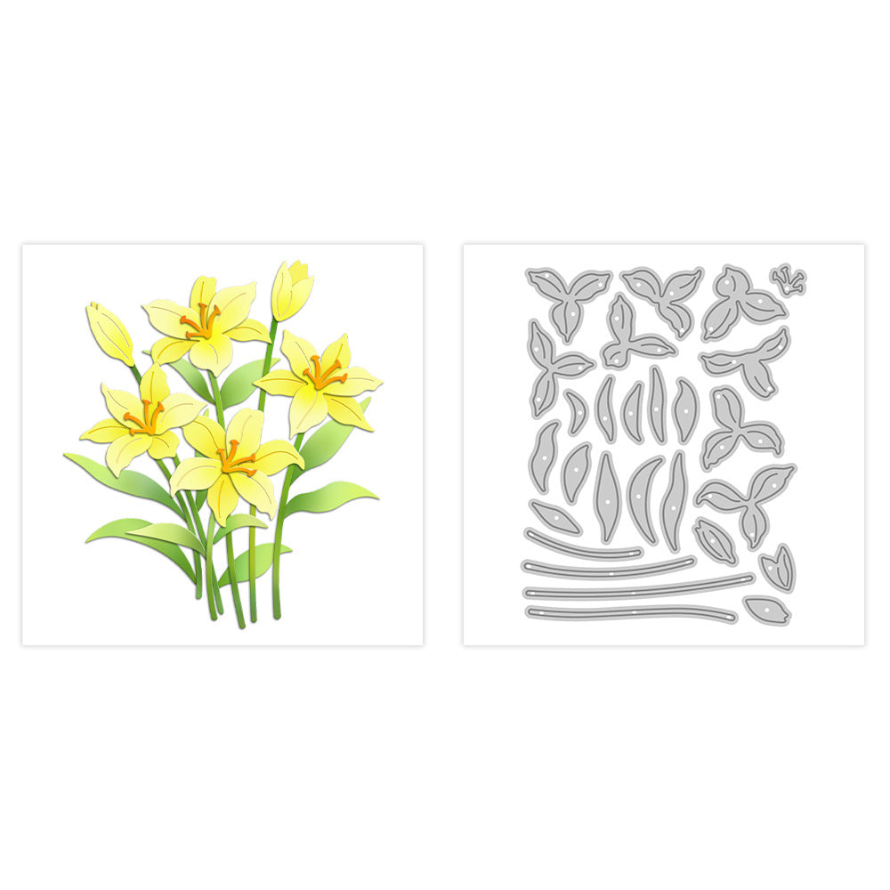 Beautiful Lilies Metal Cutting Dies