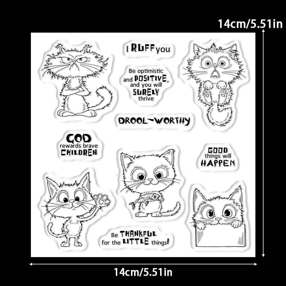 Personality Cats Dies & Stamps Set