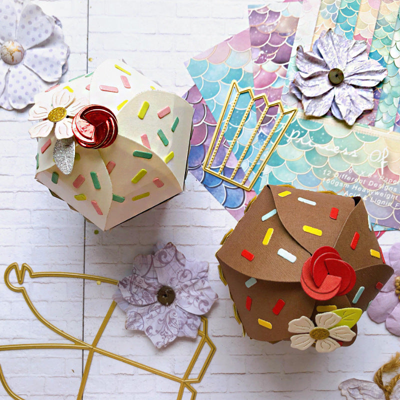 Cupcake Box Metal Cutting Dies