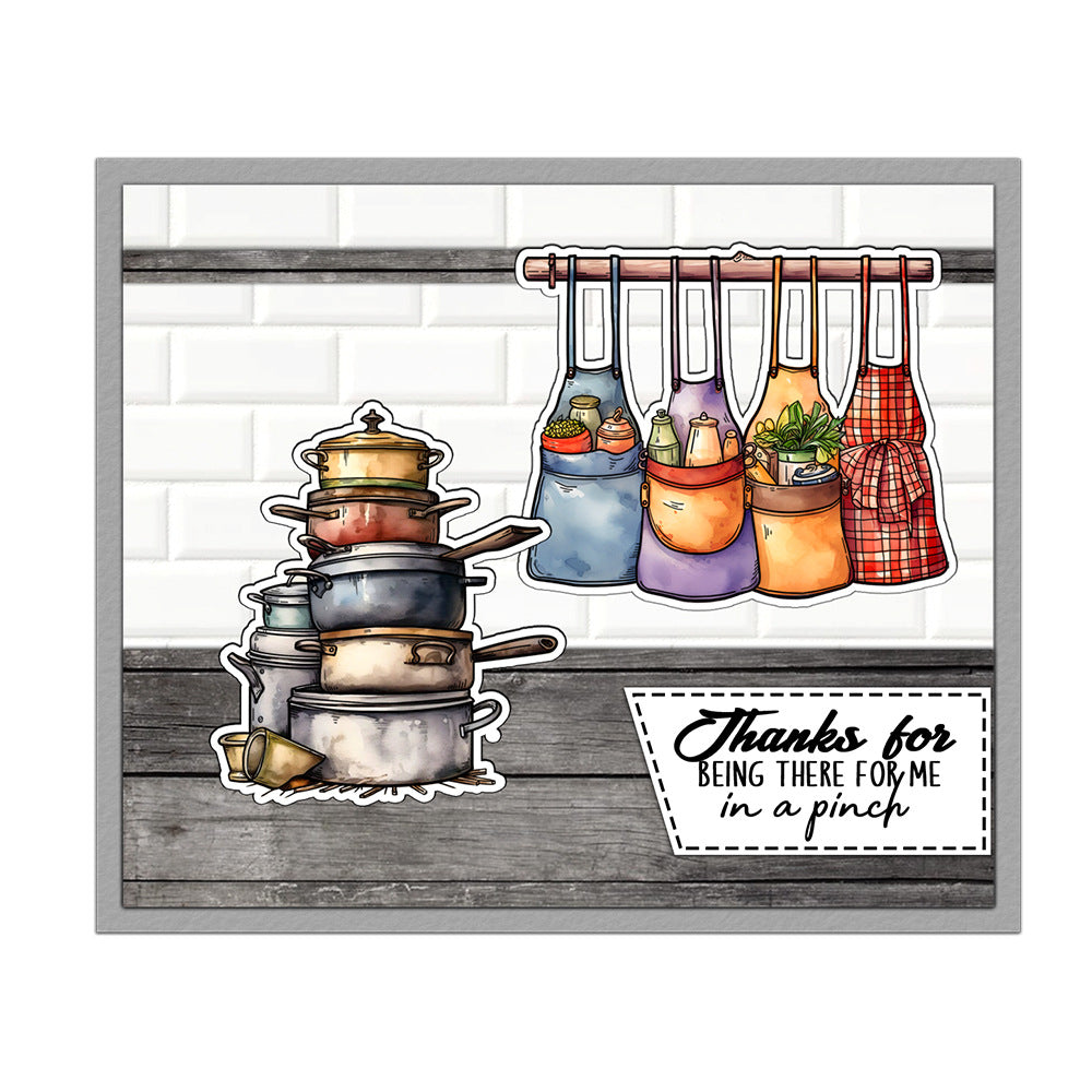 Kitchen Series Dies & Stamps Set