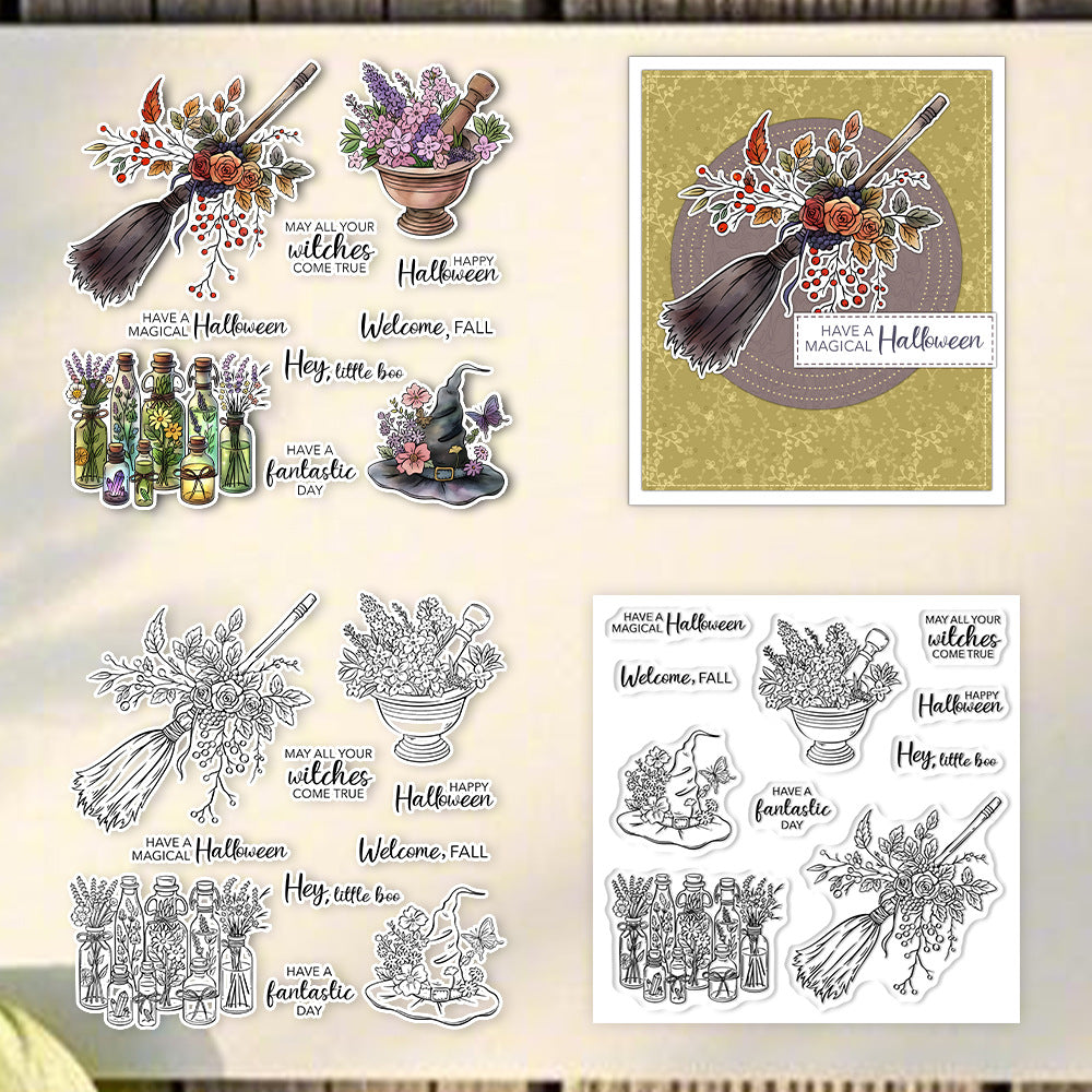 Halloween Elements Clear Stamps