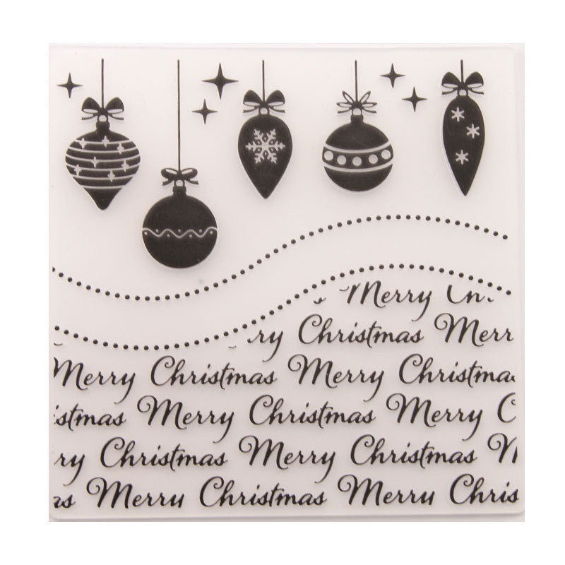 Christmas Ornaments Embossing Folder