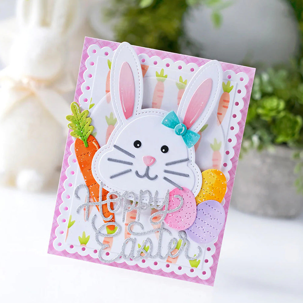 Easter Bunny Head Metal Cutting Dies