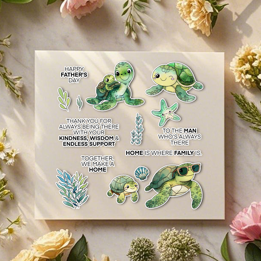 Cute Turtle Clear Stamps