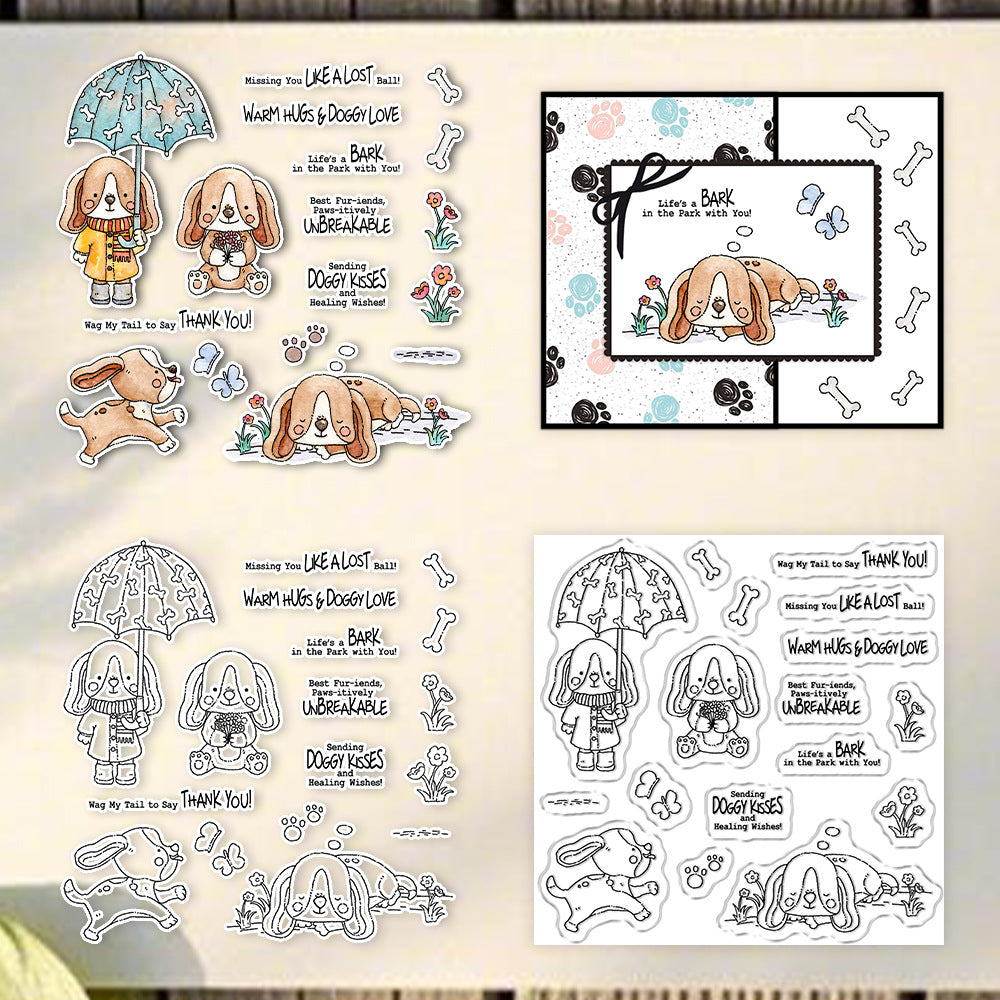Cute Puppy Clear Stamps