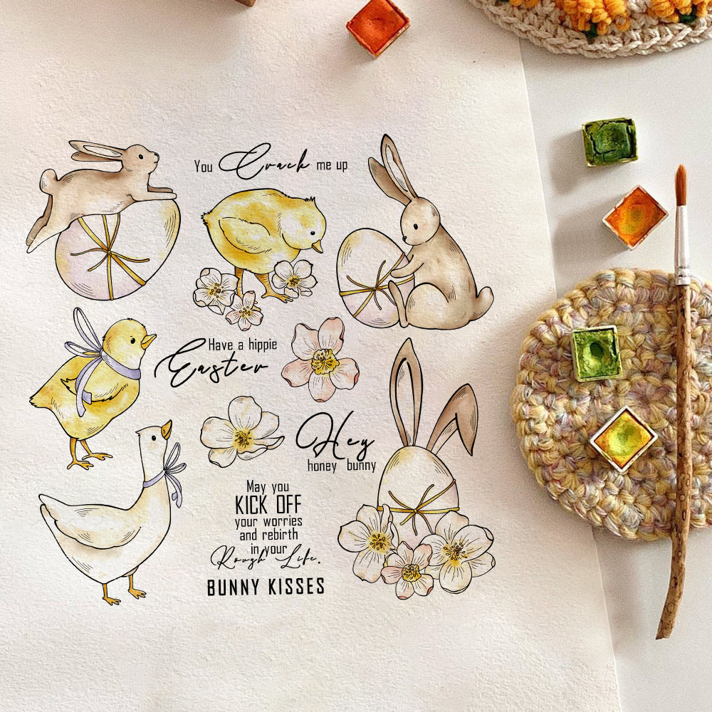 Easter Animal Series Dies & Stamps Set