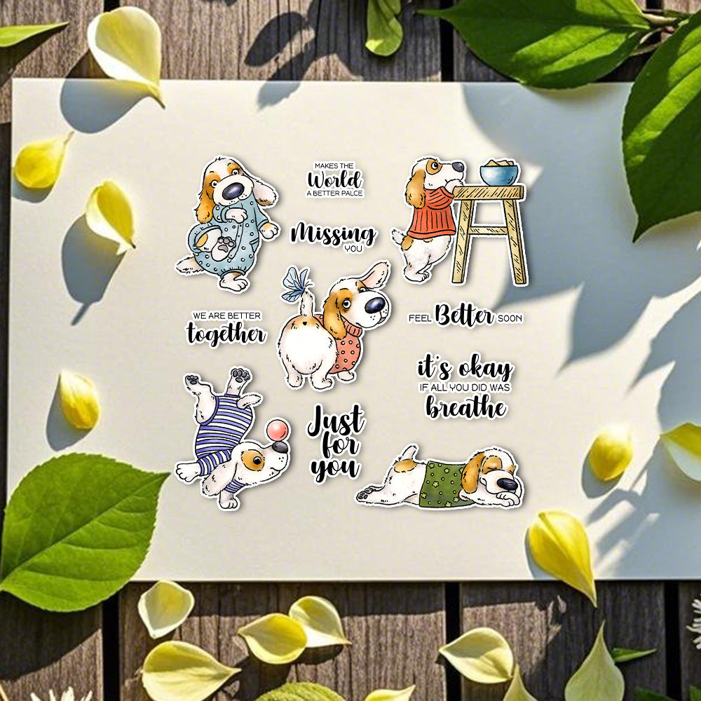 Naughty Puppy Dies & Stamps Set