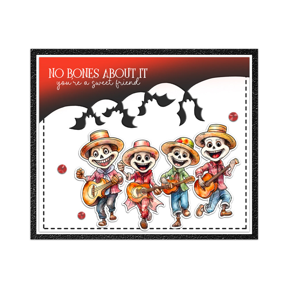 Halloween Theme Dies & Stamps Set