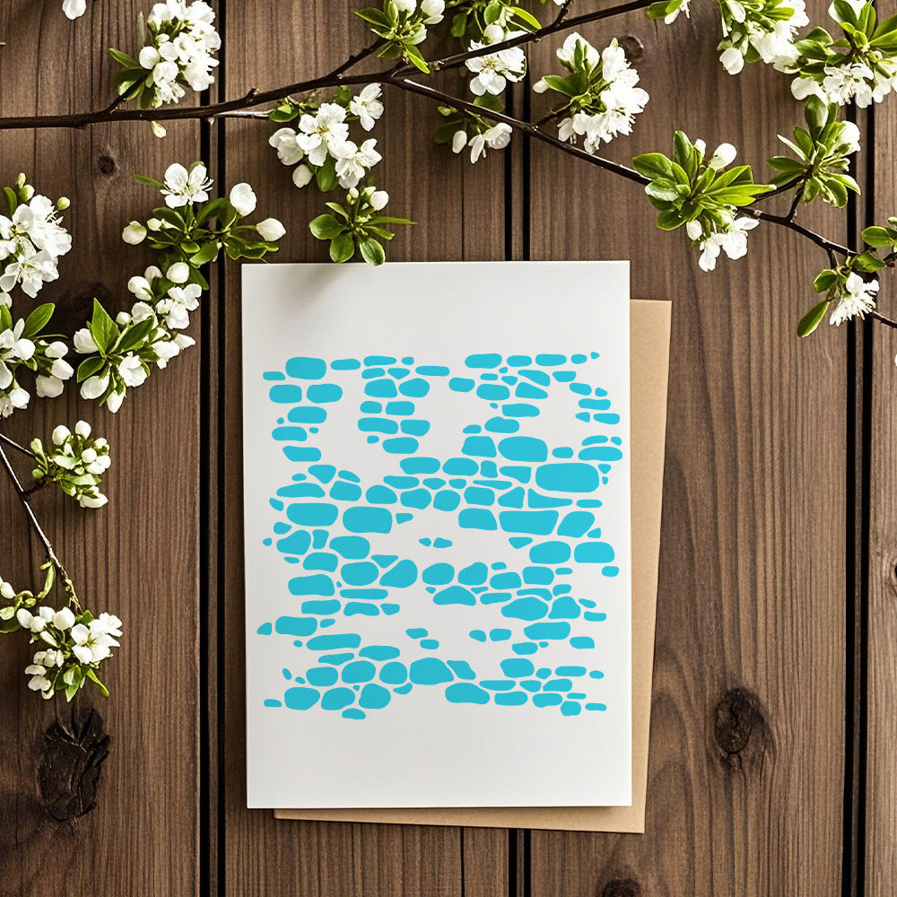 Wall Background DIY Painting Hollow Stencil
