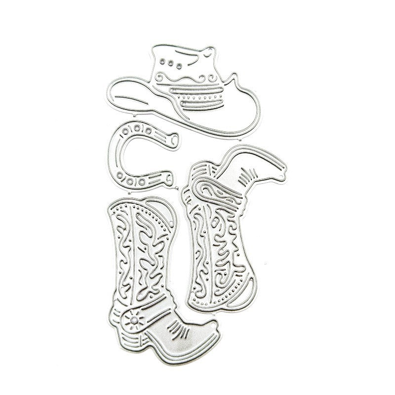 DIY Boots Hat Stirrups Metal Cutting Dies