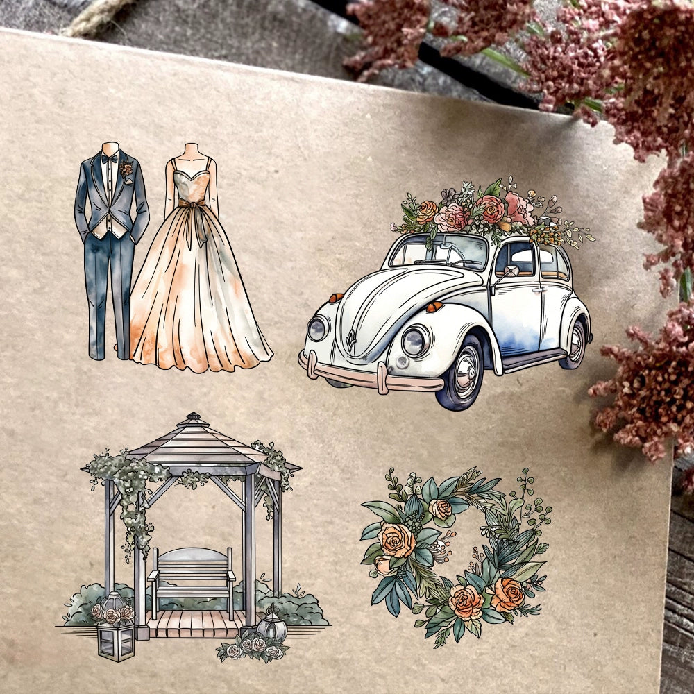 Wedding Theme Clear Stamps