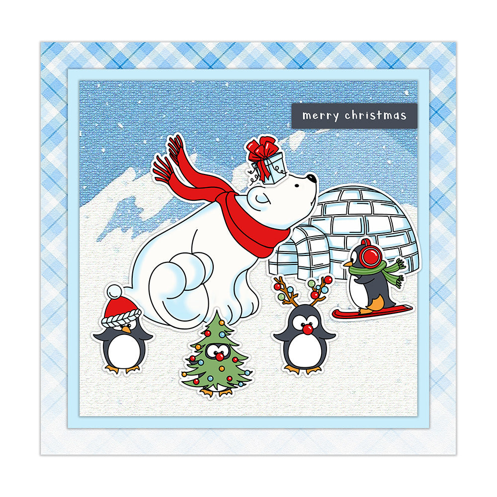 Polar Bears and Penguins Dies & Stamps Set