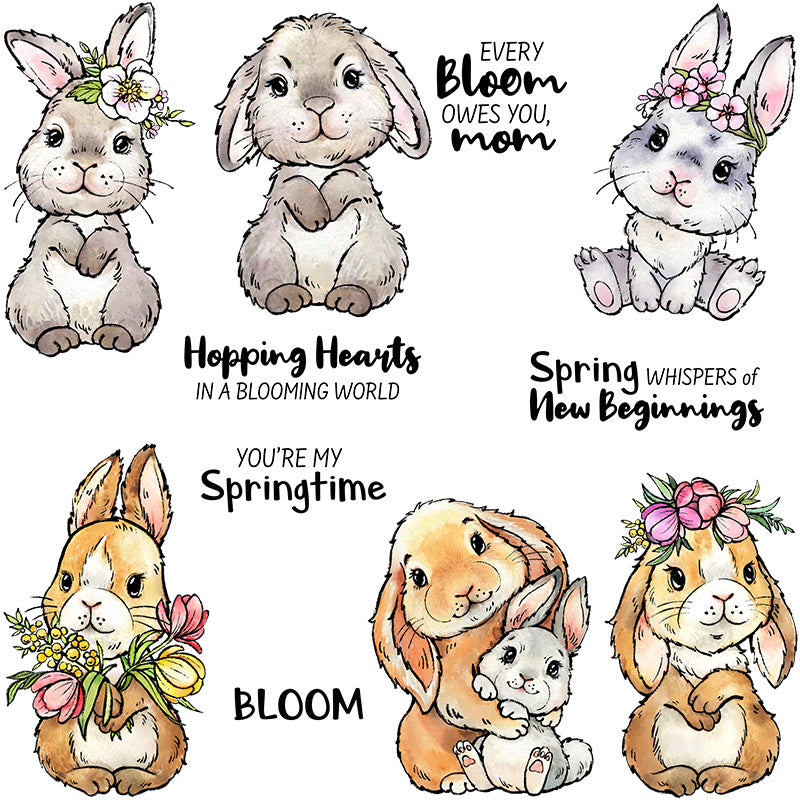 Easter Bunny Dies & Stamps Set