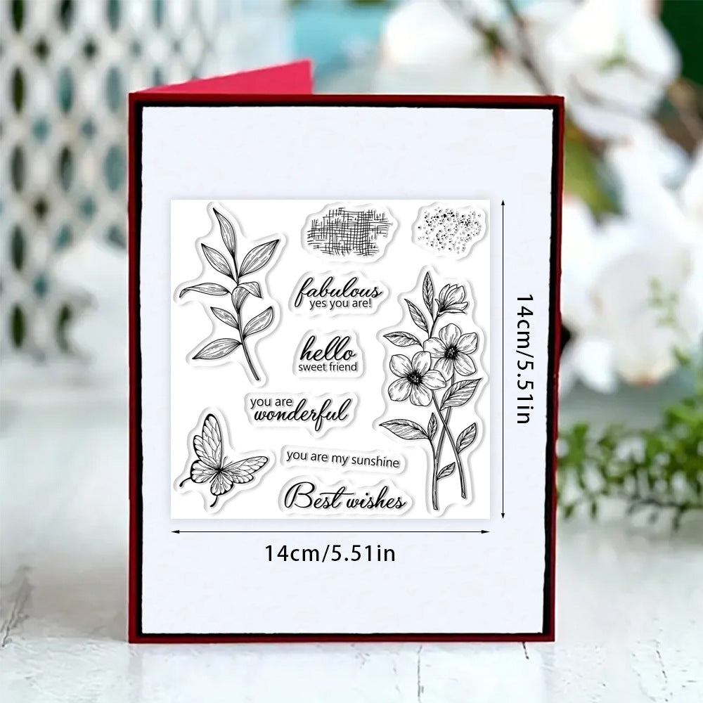 Spring Theme Dies & Stamps Set