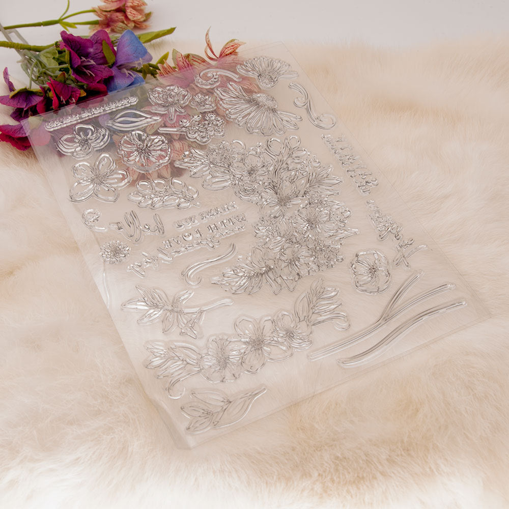 Spring Flowers Clear Stamps