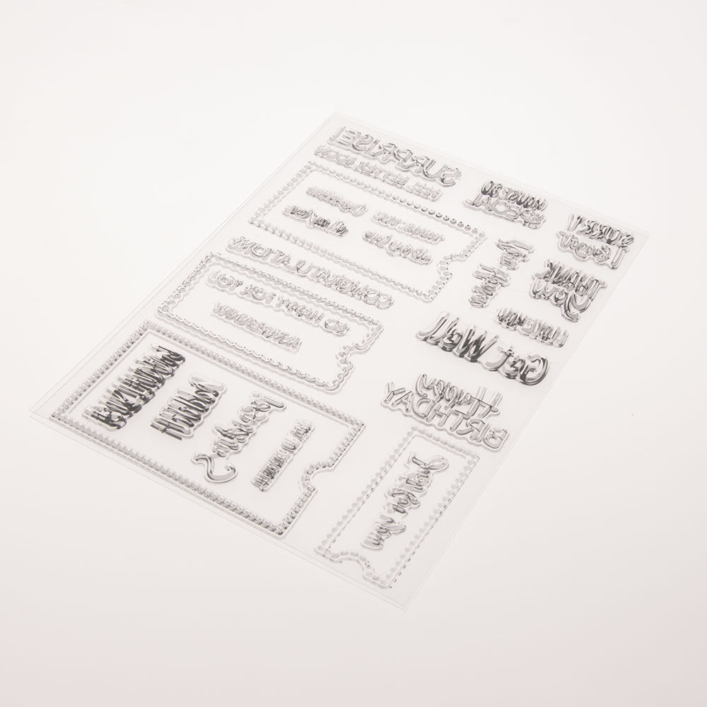 Blessing Words Clear Stamps