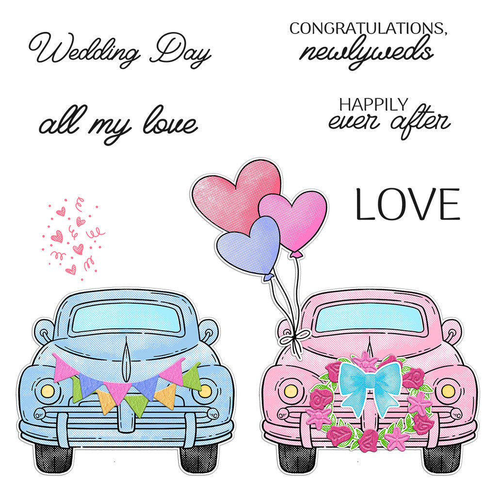 Valentine's Day Theme Dies & Stamps Set