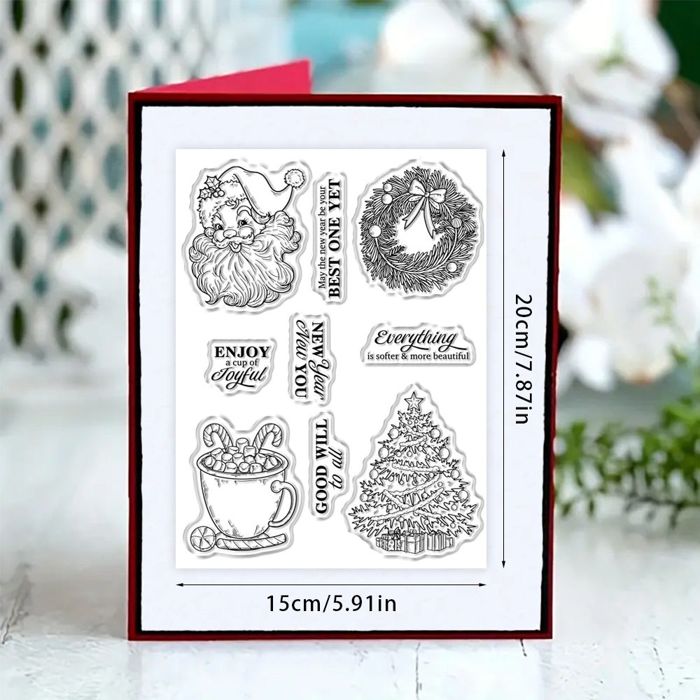 Christmas Elements Dies & Stamps Set