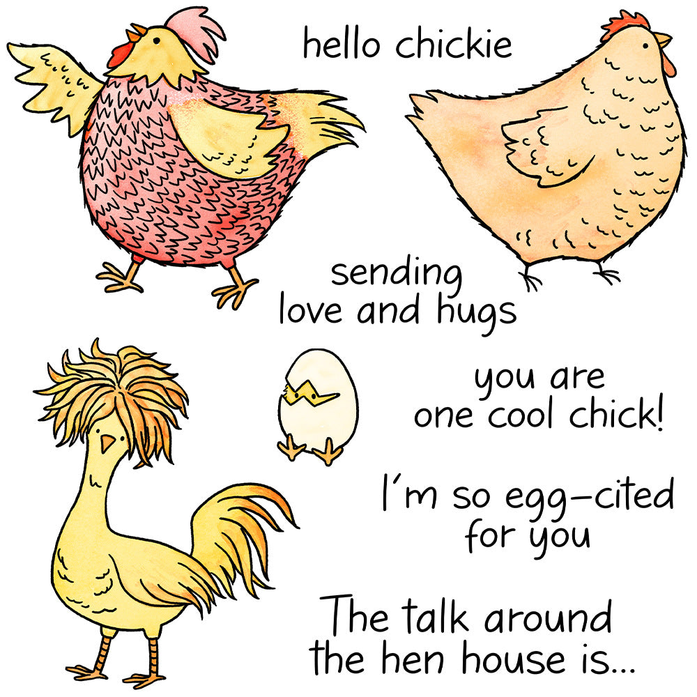 Hello Chickie Dies & Stamps Set