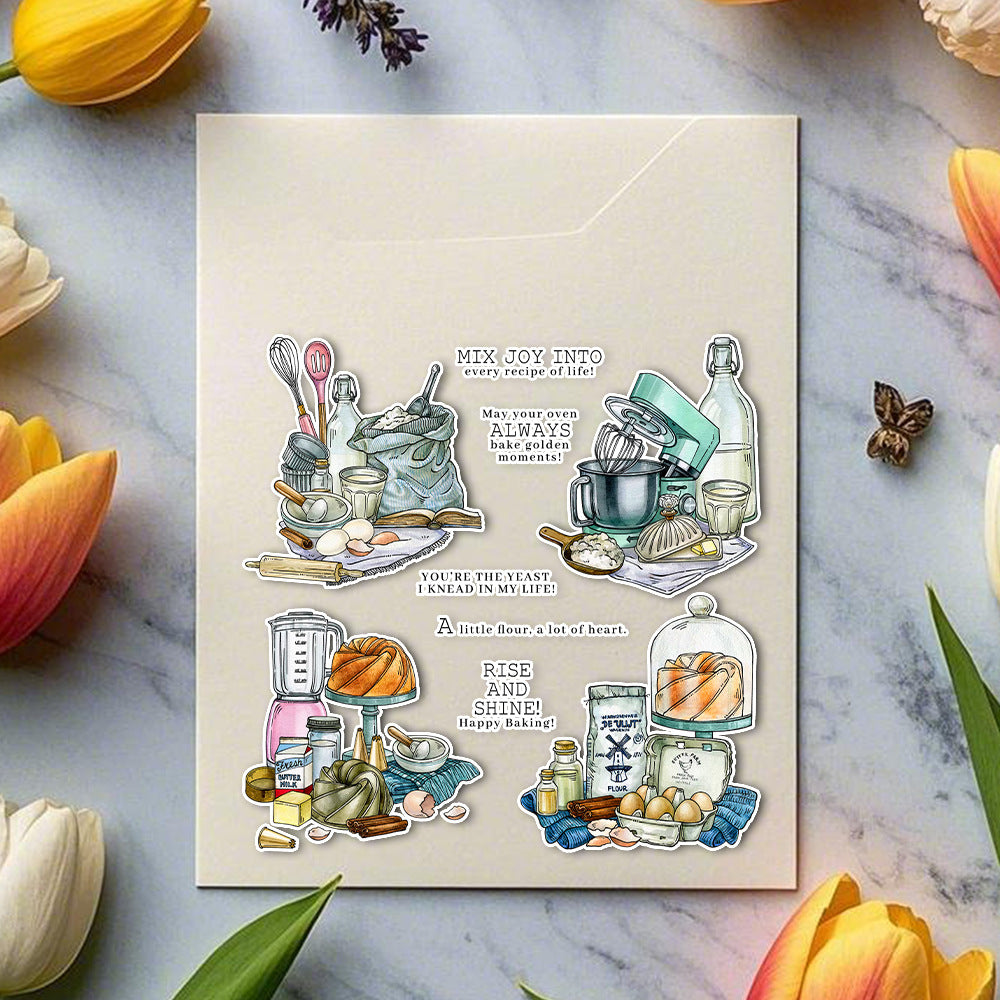 Kitchen Baking Tools Clear Stamps