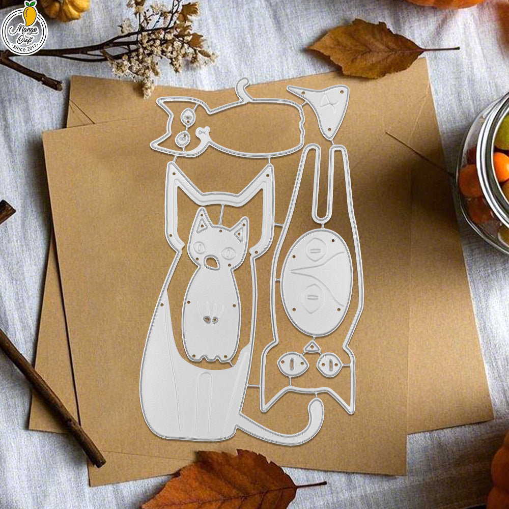 Personality Kitten Metal Cutting Dies