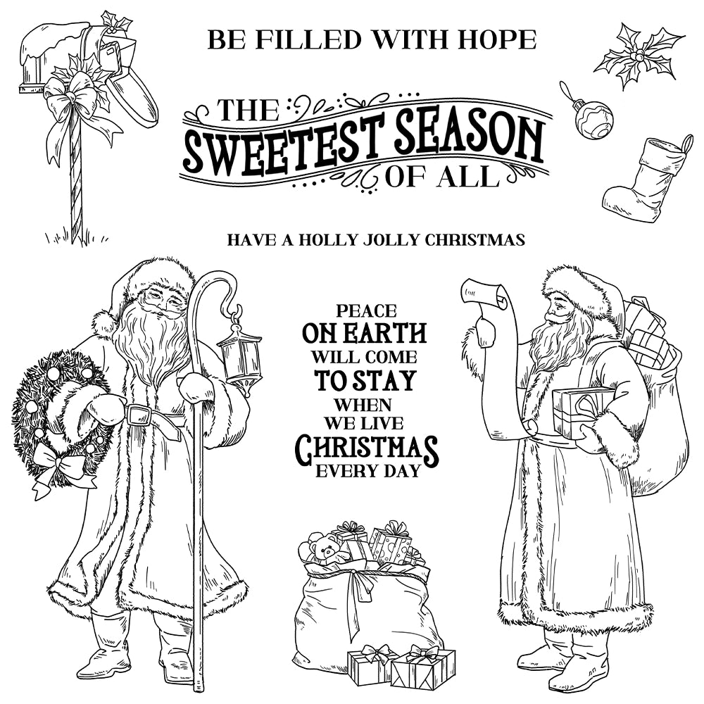 Santa Claus Dies & Stamps Set