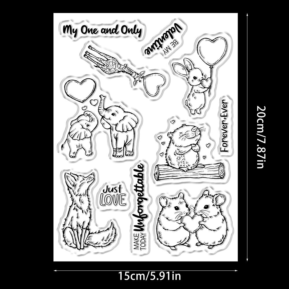 Valentine's Day Theme Dies & Stamps Set