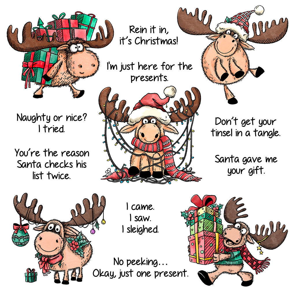 Christmas Animals Dies & Stamps Set