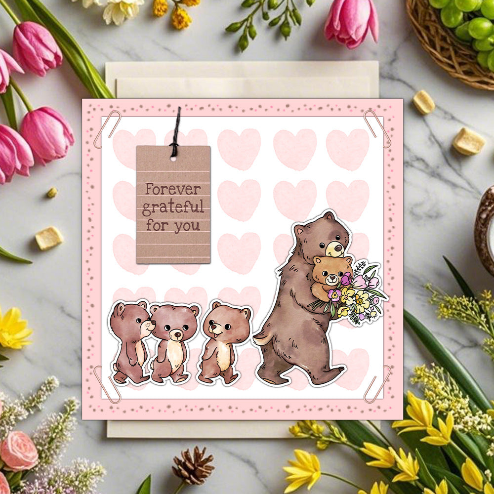 Little Bear and Son Dies & Stamps Set