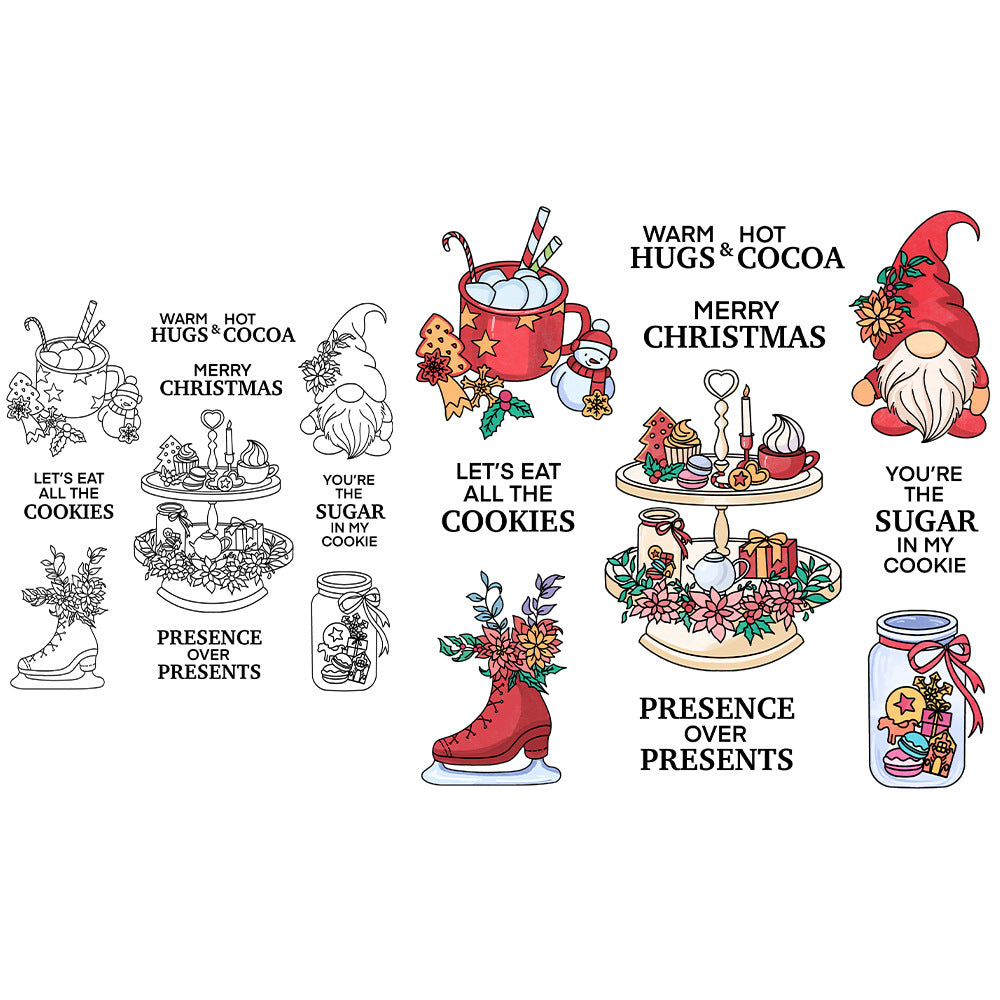Christmas Snack Shop Dies & Stamps Set